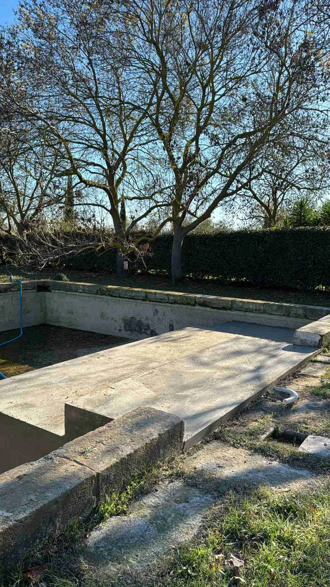 Terrassement de la piscine