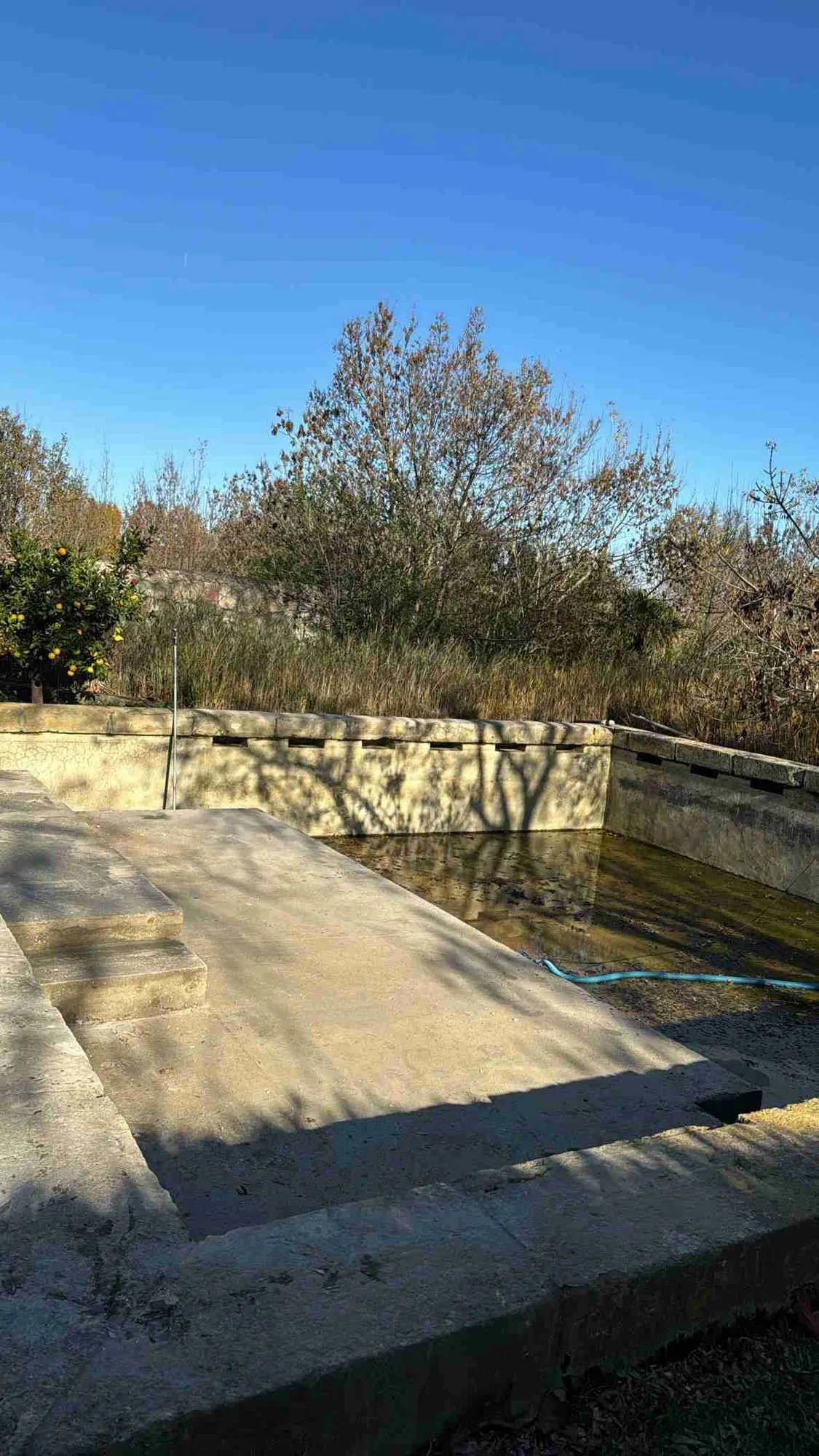 Rénovation d'une villa avec piscine — avant
